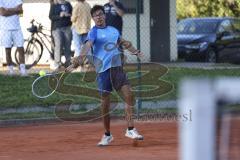 Tennis - Stadtmeisterschaft Ingolstadt -  Saison 2023/2024 - Finale Herren - Malik Elio Sayeed DJK Ingolstadt - Foto: Meyer Jürgen