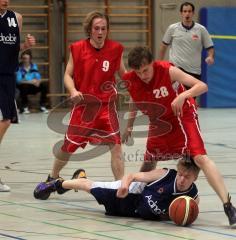 Basketball MTV Ingolstadt - TSV Etting - 28 J. Seemeier hat erfolgreich gestoppt