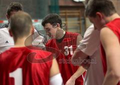 Basketball MTV Ingolstadt - TSV Etting - Auszeit Thomas Meyer Spielertrainer