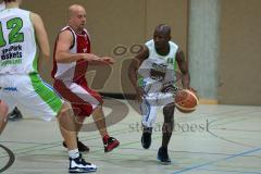 Basketball - MTV Ingolstadt - TSV Jahn Freising - rechts Pierre Kengne Nzegne