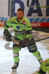 DEL - Eishockey - Saison 2020/21 - ERC Ingolstadt - Nürnberg Ice Tigers  - Ryan Kuffner (#12 ERCI) beim Einlaufen - Foto: Jürgen Meyer