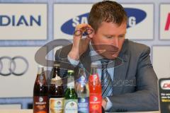 DEL - ERC Ingolstadt - Iserlohn Roosters - Cheftrainer Niklas Sundblad in der PK nach der Niederlage
