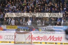 DEL - ERC Ingolstadt - Iserlohn Roosters - Spruchband Fans
