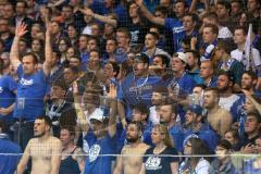 DEL - ERC Ingolstadt - Kölner Haie - PlayOff Finale 2014 - Spiel 2 - Fans ausser Rand und Band