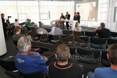 DEL - ERC Ingolstadt - Vorstellung neuer Trainer - Saison 2014/2015 - Larry Huras (Kanadier) - Pressekonferenz Audi Forum