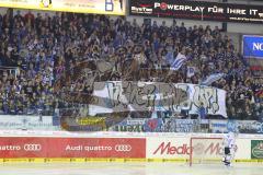 DEL - Eishockey - ERC Ingolstadt - Schwenninger Wild Wings - Saison 2015/2016 - Fans - Choreo - Banner - Foto: Jürgen Meyer