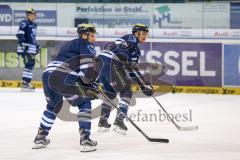 DEL - Eishockey - ERC Ingolstadt - Saison 2015/2016 - Training - Neuzugang - Brian Salcido (ERC 22) rechts und links Brian Lebler (ERC 7)