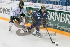 DEL - Eishockey - ERC Ingolstadt - Straubing Tigers - Saison 2016/2017 - Danny Irmen (#19 ERCI) - Timmins Scott (#17 Straubing) - Foto: Meyer Jürgen