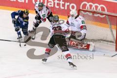 DEL - Eishockey - ERC Ingolstadt - Kölner Haie - Saison 2016/2017 - Darryl Boyce (#10 ERCI)  - Frederik Eriksson (#33 Köln) - Gustaf Wesslau Torwart (#29 Köln) - Foto: Meyer Jürgen
