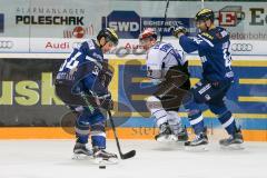 DEL - Eishockey - ERC Ingolstadt - Schwenninger Wild Wings - Saison 2016/2017 - Benedikt Kohl (#34 ERCI) - Jean-Francois Jacques (#44 ERCI) - Foto: Meyer Jürgen