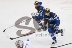 DEL - Eishockey - ERC Ingolstadt - Eisbären Berlin - Saison 2016/2017 -Jean-Francois Jacques (#44 ERCI) - Thomas Pielmeier (#50 ERCI) -  Foto: Meyer Jürgen
