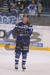 DEL - Eishockey - ERC Ingolstadt - Iserlohn Roosters - Saison 2016/2017 - Brandon Buck (#9 ERCI) bedankt sich bei den Fans - Foto: Meyer Jürgen
