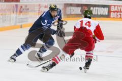 DEL - Eishockey - ERC Ingolstadt - HCB Südtirol Alperia - Saison 2016/2017 - Thomas Oppenheimer (#8 ERCI) - Everson Max rot Bozen - Foto: Meyer Jürgen