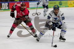 DEL - Eishockey - Kölner Haie - ERC Ingolstadt - Saison 2017/2018 - Thomas Greilinger (#39 ERCI) - Felix Schütz(#55 Köln) - Foto: Markus Banai