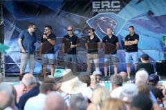 DEL - Eishockey - ERC Ingolstadt - Saison 2017/2018 - Saisoneröffnung - Feier - Cheftrainer Tommy Samuelsson (ERC) Vorstellung