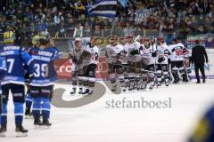 DEL - Eishockey - ERC Ingolstadt - Kölner Haie - Jubel Sieg, Köln erreicht Playoff direkt