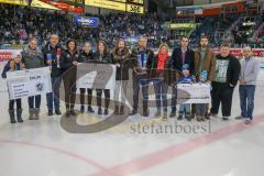 DEL - Eishockey - ERC Ingolstadt - Nürnberg Ice Tigers - Saison 2017/2018 - Checkübergabe für Goals for Kids - Foto: Meyer Jürgen