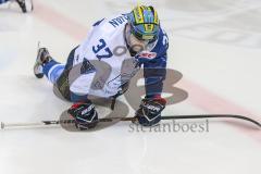 DEL - Eishockey - ERC Ingolstadt - Krefeld Pinguine - Saison 2017/2018 - Sean Sullivan (#37 ERCI) beim warm machen - Foto: Meyer Jürgen