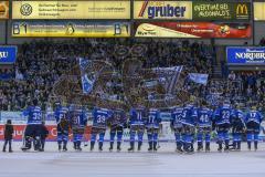 DEL - Eishockey - ERC Ingolstadt - EHC Red Bull München - Saison 2017/2018 - Die Mannschaft bedankt sich bei den Fans - jubel - Foto: Meyer Jürgen