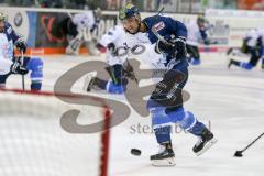 DEL - Eishockey - ERC Ingolstadt - Saison 2017/2018 - ERC Ingolstadt - Straubing Tigers - David Elsner (#61 ERCI) beim warm machen - Foto: Meyer Jürgen