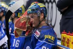 DEL - Eishockey - ERC Ingolstadt - EHC Red Bull München - Saison 2017/2018 - Laurin Braun (#91 ERCI) auf der Bank - Foto: Meyer Jürgen