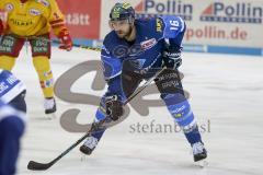 DEL - Eishockey - ERC Ingolstadt - Düsseldorfer EG - Saison 2017/2018 - Brett Olson (#16 ERCI) beim Bully - Foto: Meyer Jürgen