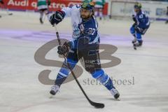 DEL - Eishockey - ERC Ingolstadt - Schwenninger Wild Wings - Saison 2017/2018 - Sean Sullivan (#37 ERCI) beim warm machen - schuss - Foto: Meyer Jürgen