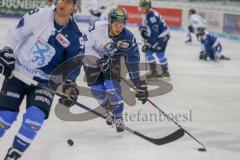 DEL - Eishockey - ERC Ingolstadt - Nürnberg Ice Tigers - Saison 2017/2018 - Dennis Swinnen (#77 ERCI) beim warm machen - Foto: Meyer Jürgen