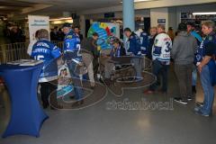 DEL - Eishockey - ERC Ingolstadt - Fischtown Pinguins - Saison 2017/2018 - Aktion des Donau Kurier in der Saturn Arena am Eingang Süd - Drehrad - Glücksrad - Foto: Meyer Jürgen