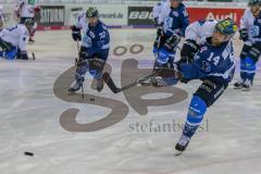DEL - Eishockey - Playoffs - Spiel 1 - Viertelfinale - ERC Ingolstadt - Adler Mannheim - Saison 2017/2018 - Dustin Friesen (#14 ERCI) beim warm machen - Foto: Meyer Jürgen