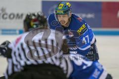 DEL - Eishockey - Playoffs - Spiel 1 - Viertelfinale - ERC Ingolstadt - Adler Mannheim - Saison 2017/2018 - Joachim Ramoser (#47 ERCI) beim Bully - Foto: Meyer Jürgen