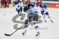DEL - Eishockey - ERC Ingolstadt - Kölner Haie - Testspiel - Saison 2017/2018 - Brett Olson (#16 ERCI) beim warm machen - Foto: Meyer Jürgen
