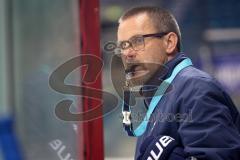 DEL - Eishockey - ERC Ingolstadt - Saison 2017/2018 - erstes Eistraining - Cheftrainer Tommy Samuelsson (ERC) Pfeife