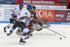 DEL - Eishockey - Saison 2018/2019 - ERC Ingolstadt - Adler Mannheim - Mashinter Brandon (#53 ERCI) - Marcel Goc (#23 Mannheim) - Foto: Meyer Jürgen