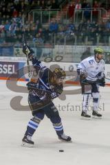 DEL - Eishockey - Saison 2018/2019 - ERC Ingolstadt - Iserlohn Roosters - David Elsner (#61 ERCI) mit einem Schlagschuss - Foto: Meyer Jürgen