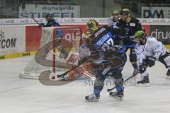 DEL - Eishockey - Saison 2018/2019 - ERC Ingolstadt - Iserlohn Roosters - Sean Sullivan (#37 ERCI) mit dem 1:1 Ausgleichstreffer - jubel - Niko Hovinen Torwart (#32 Iserlohn) - Foto: Meyer Jürgen