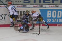 DEL - Eishockey - Saison 2018/2019 - ERC Ingolstadt - Eisbären Berlin - Jerry D´Àmigo (#9 ERCI) - Micki DuPont (#25 Berlin) - Foto: Meyer Jürgen