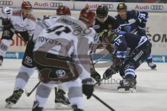DEL - Eishockey - Saison 2018/2019 - ERC Ingolstadt - Kölner Haie - Patrick Cannone (#12 ERCI) beim Bully - Foto: Meyer Jürgen