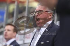 DEL - Eishockey - Saison 2018/2019 - ERC Ingolstadt - Krefeld Pinguine - Doug Shedden (Cheftrainer ERCI) schreit - Foto: Meyer Jürgen