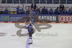 DEL - Eishockey - Saison 2020/21 - ERC Ingolstadt - Schwenninger Wild Wings - Die Mannschaft vor dem Spiel -  - Foto: Jürgen Meyer