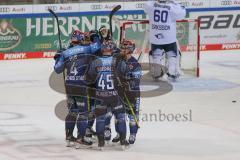 DEL - Eishockey - Saison 2020/21 - ERC Ingolstadt - Schwenninger Wild Wings - Anschlusstreffer zum 1:2 durch Justin Feser (#71 ERCI) - jubel - Foto: Jürgen Meyer