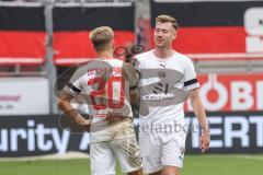3. Liga; FC Ingolstadt 04 - SpVgg Unterhaching; Jannik Mause (7, FCI) Yannick Deichmann (20, FCI)