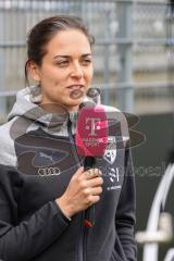 3. Liga; SV Sandhausen - FC Ingolstadt 04; vor dem Spiel Cheftrainerin Sabrina Wittmann (FCI) Interview