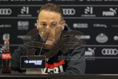 3. Liga; FC Ingolstadt 04 - SC Verl; Pressekonferenz Interview Cheftrainer Alexander Ende (Verl)