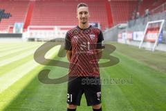 Tobias Schröck (21, FCI); FC Ingolstadt 04;
3.Liga, Porträttermin 2023/2024
