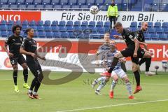3. Liga - MSV Duisburg - FC Ingolstadt 04 - Kopfball Stefan Kutschke (30, FCI) Fatih Kaya (9, FCI) Justin Butler (31, FCI) Francisco Da Silva Caiuby (13, FCI)