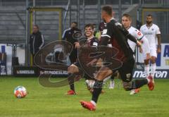 2.BL; SV Sandhausen - FC Ingolstadt 04 - Merlin Röhl (34, FCI) Pass zu Fatih Kaya (9, FCI)