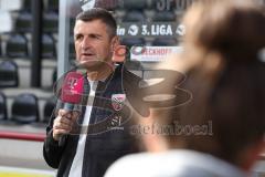 3.Liga - Saison 2023/2024 - SC Verl - FC Ingolstadt 04 - Cheftrainer Michael Köllner (FCI) - im Interview mit Magenta Sport -  - Foto: Meyer Jürgen