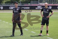 2. Bundesliga - FC Ingolstadt 04 - Trainingsauftakt mit neuem Trainerteam - Cheftrainer Roberto Pätzold (FCI) und Athletik-Trainer Luca Schuster (FCI)