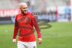 3. Liga; FC Ingolstadt 04 - 
Arminia Bielefeld; vor dem Spiel Max Dittgen (10, FCI) lacht